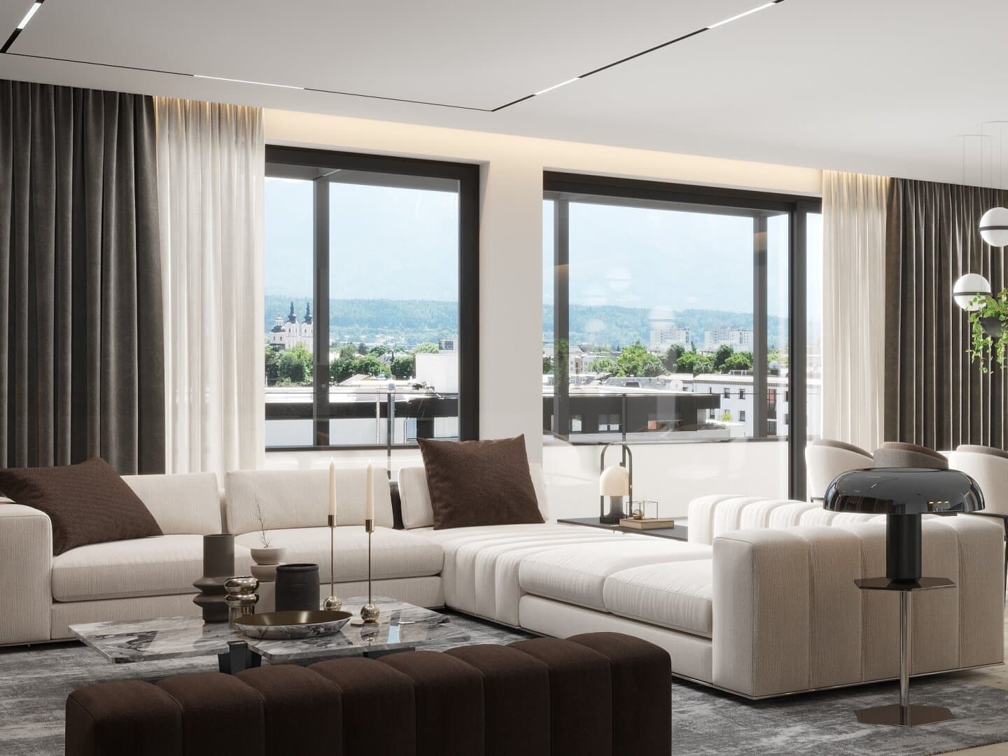 Titelbild - Exklusive Penthouse-Wohnung mit atemberaubender Terrasse und Panoramablick- Ideal auch als Büro Nutzbar