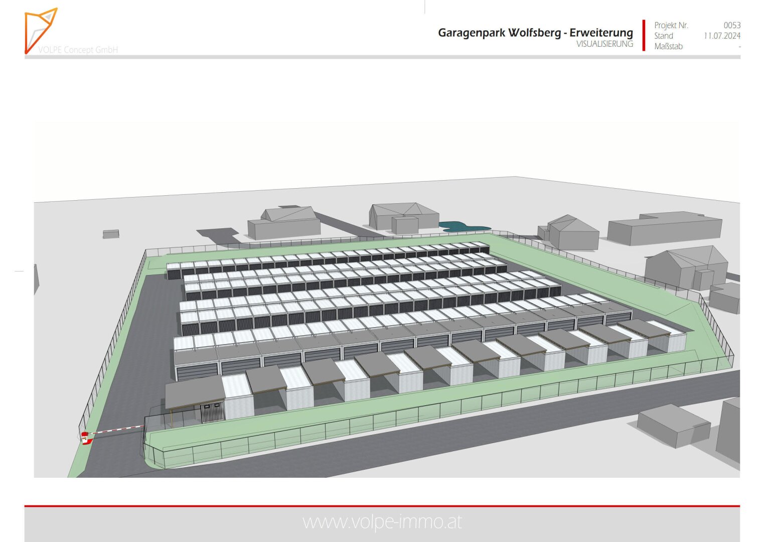 Bild - Garagen in unterschiedlichen Größen zu mieten! Variante: Carport