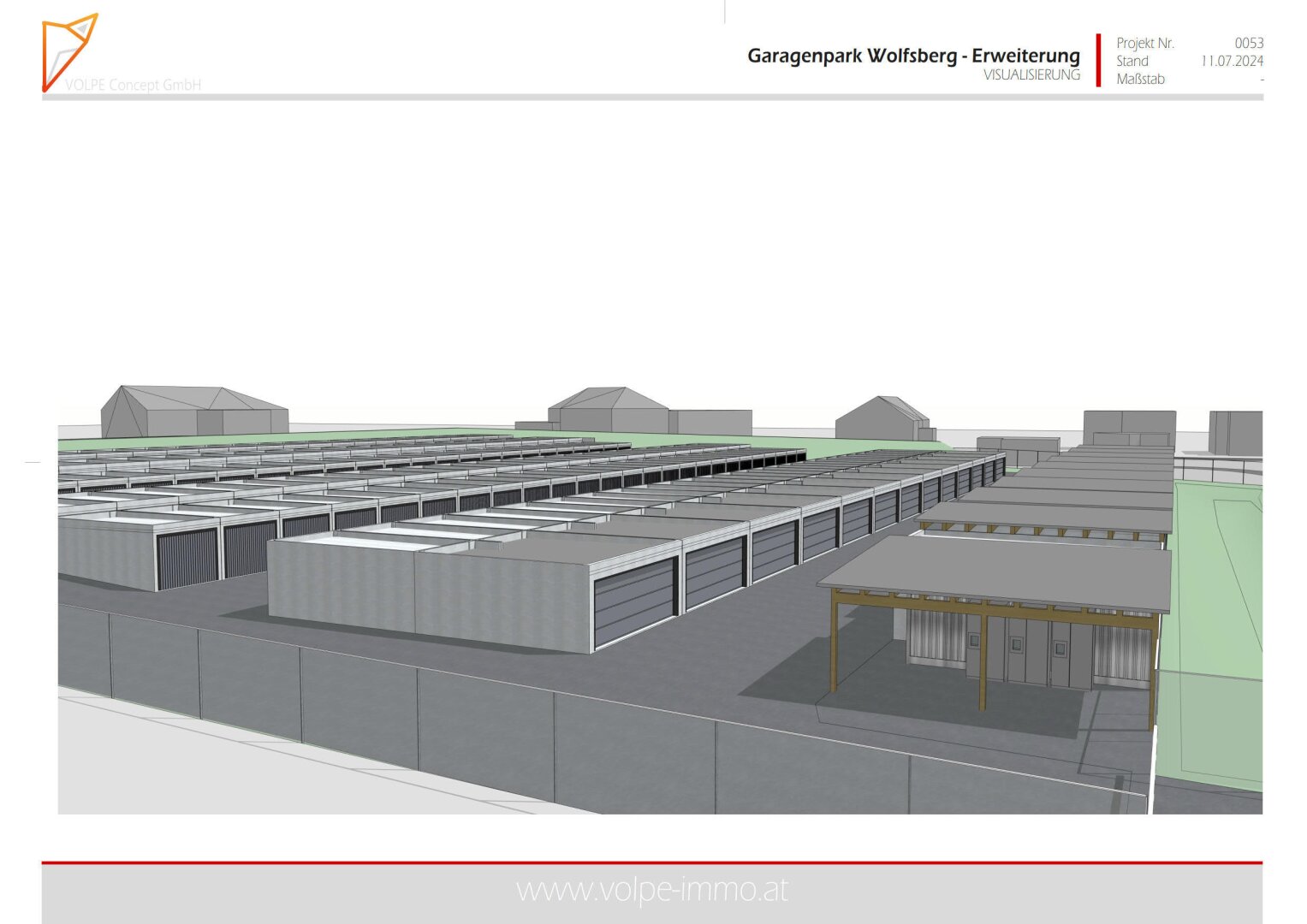 Bild - Garagen in unterschiedlichen Größen zu mieten! Variante: Carport