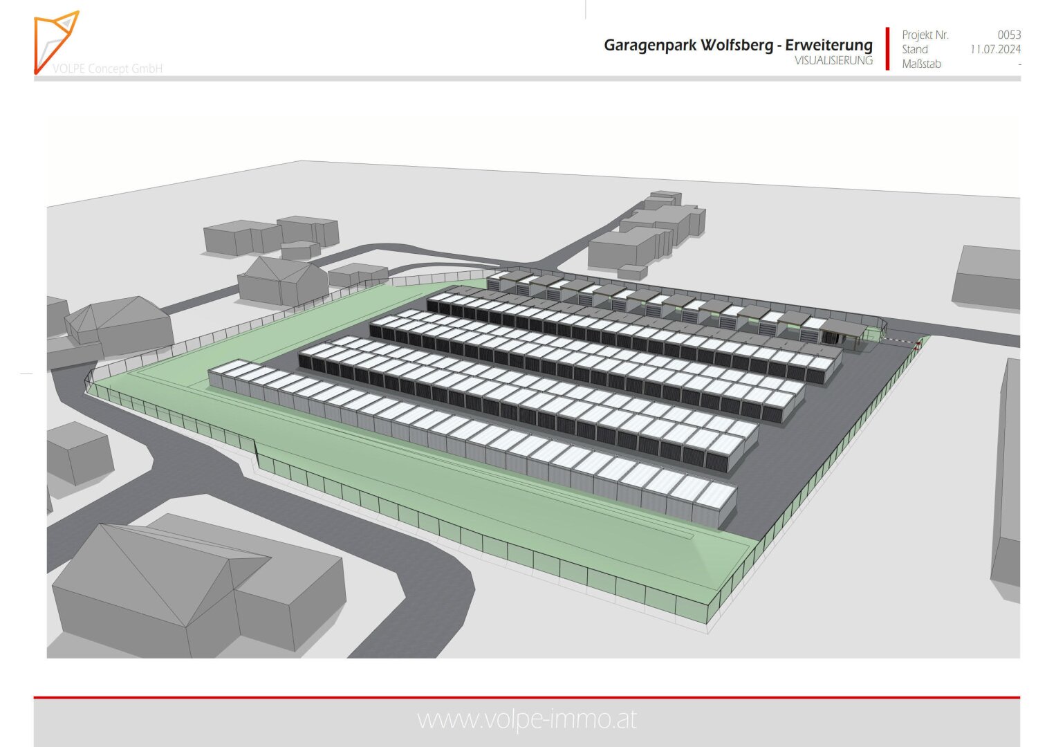 Bild - Garagen in unterschiedlichen Größen zu mieten! Variante: Carport